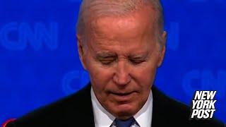 Biden freezes before Medicare jobs gaffes minutes into CNN debate with Trump