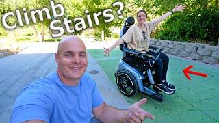 The Worlds Most Advanced Wheelchair - It Climbs Stairs?