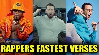 Rappers Fastest Verses