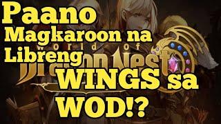 World of Dragon Nest  Paano mag karoon ng wings na libre sa WoD