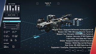 Starfield 1 Floor Ship Building & Combat - Kepler S for Endgame 5700X3D 4070 2K FSR3 Ultra