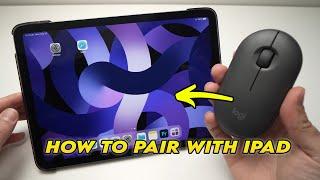 How to Pair Logitech Pebble M350 Mouse to iPad