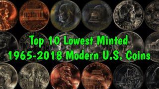 TOP 10 Lowest Minted Modern U.S. Coins You Should Save - Future Value Increases?