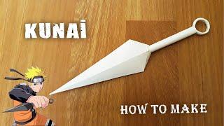 MAKİNG KUNAİ FROM PAPER -  How To Make a Paper Kunai 