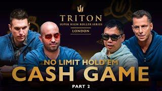 No Limit Holdem CASH GAME - Triton Poker London 2023 Part 2