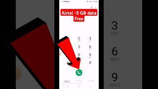 Airtel Free Data 2024  5GB Data Free  Airte Free Data Code #shors #airtel #airtelfreedata