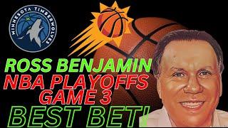 Timberwolves vs Suns Game 3 Picks and Predictions  2024 NBA Playoff Best Bets 426