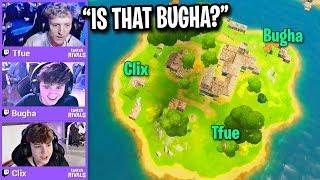 TFUE vs BUGHA vs CLIX on Middle Island Only Fortnite