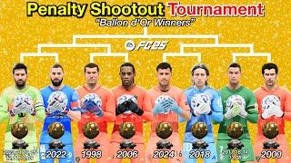 Ballon dOr Winners become Goalkeepers Penalty Shootout Tournament Messi Ronaldo Rodri… 【FC 25】