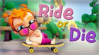 OFFiCiAL MUSiC ViDEO Cartoon Baby Adley Sings CRAZY Ride or Die Song BFFs Comment Down Below