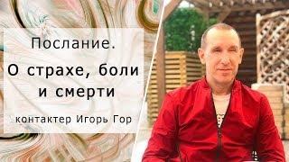 Послание. О страхе боли и смерти. Контактер Игорь Гор