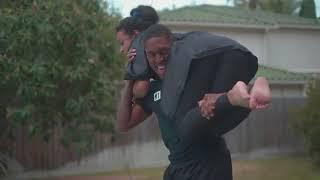 Corey Pritchett jr throws Carmen Pritchett In the Frozen Pool