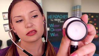 ASMR Mean School Nurse Brittney Takes Care of You