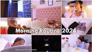 My 530am Morning ROUTINE 2024  Wake-up early + Productive habits  life changing  Gulguli Singh
