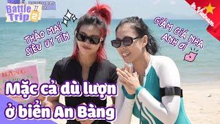 VIETSUBChơi dù lượn và màn mặc cả hề xỉu tại biển An BàngBattleTrip tại Tập 1 SS2 #6KBS221015