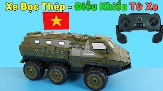 Xe Bọc Thép Điều Khiển Từ Xa - Chiến Xa Thiết Giáp Sáu Bánh Vượt Địa Hình  Mở Hộp Mua Hàng Online