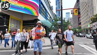 Bustling Saturday on Yonge & Church  Downtown Toronto Walk June 2024