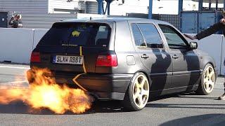 VOLKSWAGEN GOLF MK3 - INSANE Flames Anti-Lag & Bangs