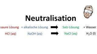 Neutralisation mit Übung  Neutralisationsreaktion  Salzbildung Chemie Endlich Verstehen