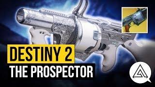 DESTINY 2  How to Get The Prospector Exotic Grenade Launcher + Gameplay & Perk Overview