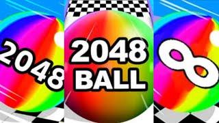 2048 Color Ball Run Ball Run 2048 Merge Number Ball Run Infinity - all levels Gameplay Walkthrough