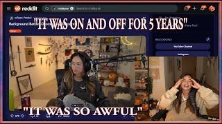 Valkyrae shares her past & toxic relationship when looking at old backgrounds