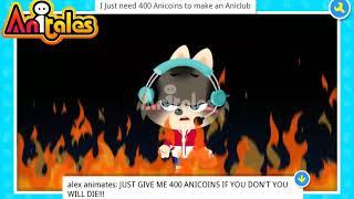 Anitales I Just need 400 Anicoins to make an Aniclub - alex animates