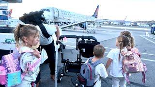 Flight With 5 Kids under 7 CRAZY