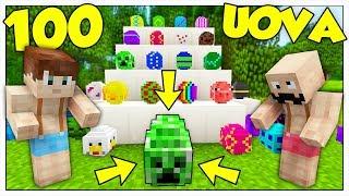 APRIAMO 100 UOVA DI PASQUA IN MINECRAFT ITA