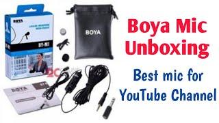 Best Mic for youtube channel - Boya mic unboxing