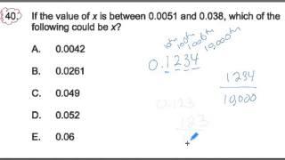 CBEST MATH #40  Place Value 2  GOHmath.com