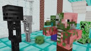 Monster School  SEASON 1 FULL MOVIE   FNAF  GRANDPA & GRANNY   Minecraft Animation