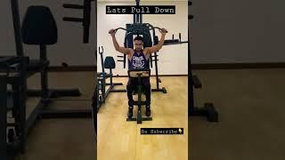 Lats pull down #fitfam #shorts #youtubeshorts #gymshorts #viralshorts #youtuber