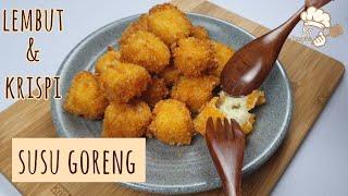 RESEP SUSU GORENG KRISPI  KRISPI DILUAR LEMBUT DIDALAM  CEMILAN KELUARGA  RESEP CEMILAN MUDAH