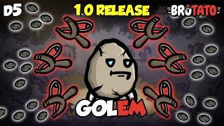 1.0 RELEASE DAY GOLEM totally ROCKS in Brotato