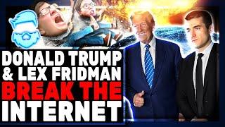 Lex Fridman & Donald Trump TRIGGER Woke Fans As Trump AGREES To Do Joe Rogan & Release Epstein Files