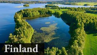 Amazing Finland from above - beautiful drone view 4K