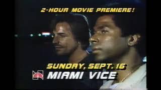Bu pazar yeni bir dizi başlıyor 1984 NBC - Kanun Namına Miami Vice dizisi