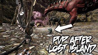 PVP after Lost Island  Amargasaurus Dinopithecus Sinomacrops  ARK Survival Evolved