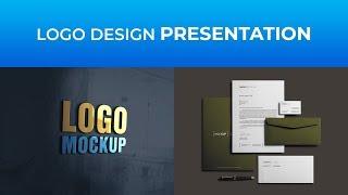 How To Make Your Logo Design Presentation  Logo Design Mockup Bangla Tutorial