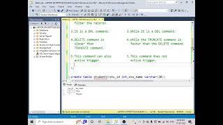 3.SQL QUERY - DIFFERENCE BETWEEN DELETE AND TRUNCATE STATEMENT - HINDI