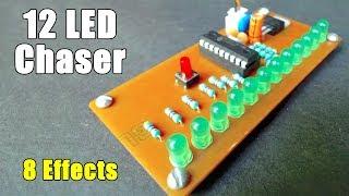 12 LED Chaser 8 Effects