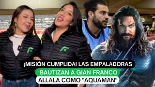 ¡Misión Cumplida Las Empaladoras bautizan a Gian Franco Allala como Aquaman