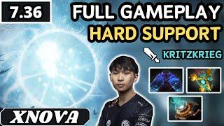 7.36 - Xnova IO Hard Support Gameplay 24 ASSISTS - Dota 2 Full Match Gameplay