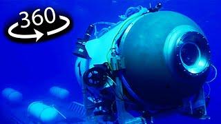 360° - Missing Titanic Submersible  SIMULATION