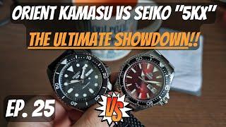 The ULTIMATE SHOWDOWN Orient Kamasu vs Seiko 5KX