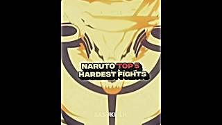 Naruto top 5 Hardest fights