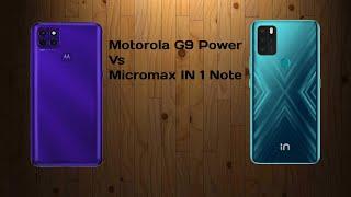Motorola G9 Power Vs Micromax IN 1 Note - Specification Comparison Tamil