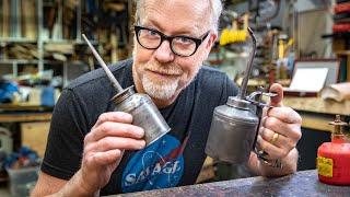 Adam Savage Restores Vintage Oil Cans