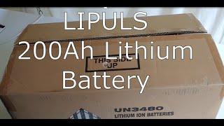 Lipuls 12V 200Ah Plus Lithium LiFePO4 Battery